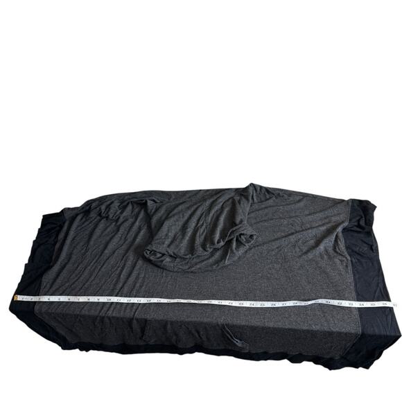 Blue Saks Fifth Avenue Gray Cowl Neck Pullover Top Women’s Size Medium - Picture 5 of 9